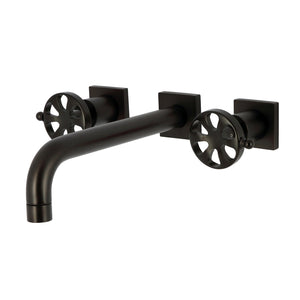 Belknap KS6025RX Two-Handle 3-Hole Wall Mount Roman Tub Faucet, Oil Rubbed Bronze