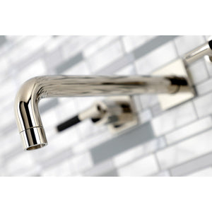 Kaiser KS6026CKL Two-Handle 3-Hole Wall Mount Roman Tub Faucet, Polished Nickel