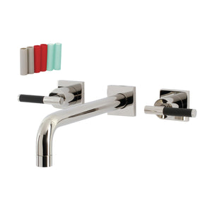 Kaiser KS6026CKL Two-Handle 3-Hole Wall Mount Roman Tub Faucet, Polished Nickel