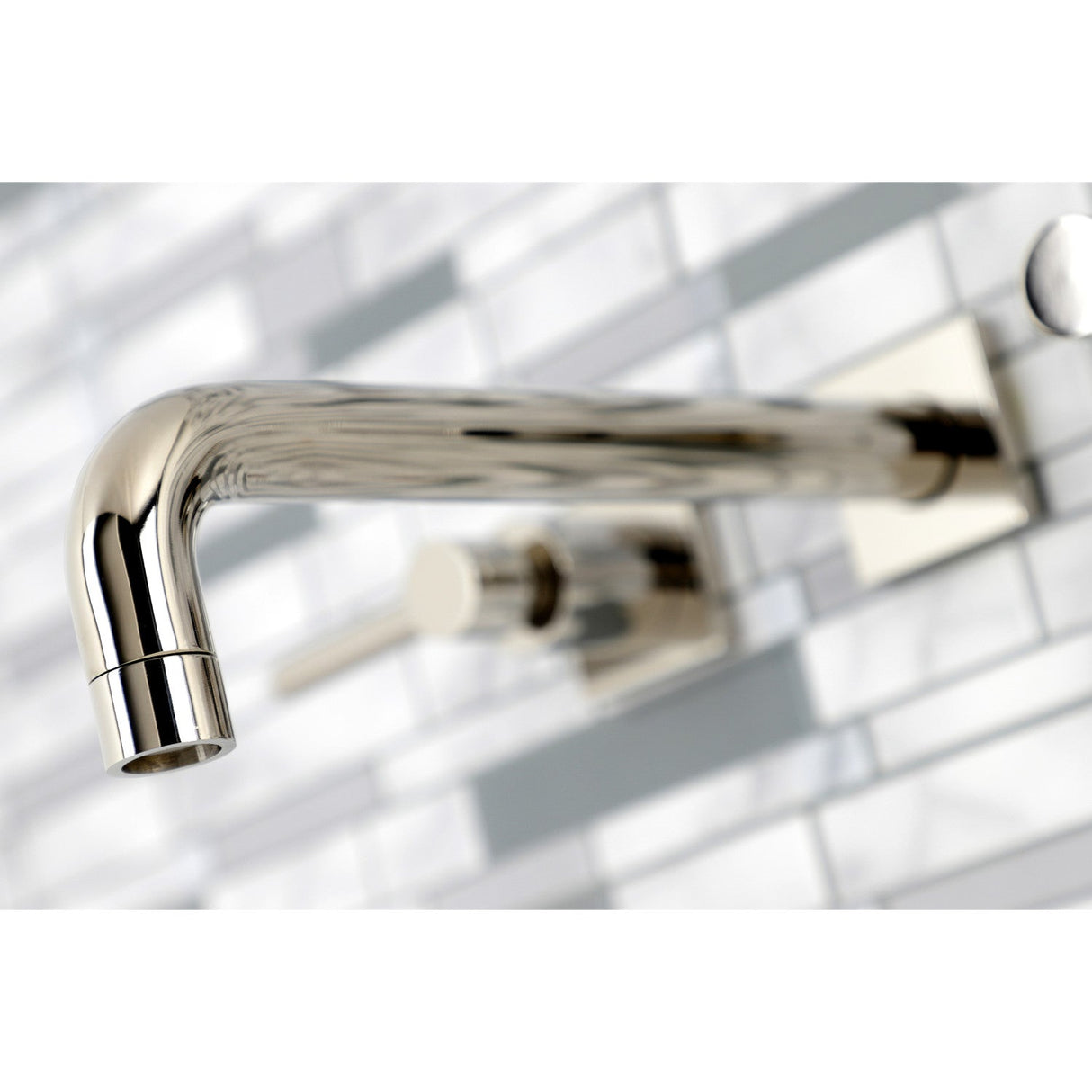 Concord KS6026DL Two-Handle 3-Hole Wall Mount Roman Tub Faucet, Polished Nickel