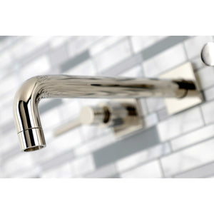 Concord KS6026DL Two-Handle 3-Hole Wall Mount Roman Tub Faucet, Polished Nickel