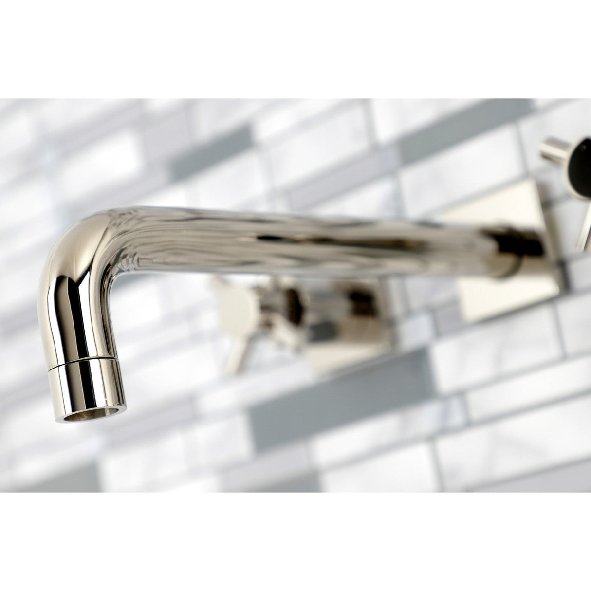Concord KS6026DX Two-Handle 3-Hole Wall Mount Roman Tub Faucet, Polished Nickel