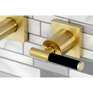 Kaiser KS6027CKL Two-Handle 3-Hole Wall Mount Roman Tub Faucet, Brushed Brass