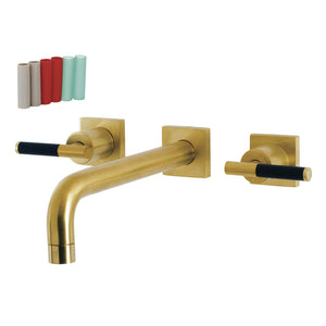 Kaiser KS6027CKL Two-Handle 3-Hole Wall Mount Roman Tub Faucet, Brushed Brass