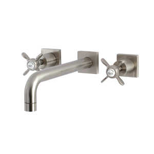 Essex KS6028BEX Two-Handle 3-Hole Wall Mount Roman Tub Faucet, Brushed Nickel