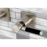 Kaiser KS6028DKL Two-Handle 3-Hole Wall Mount Roman Tub Faucet, Brushed Nickel