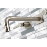 Concord KS6028DL Two-Handle 3-Hole Wall Mount Roman Tub Faucet, Brushed Nickel