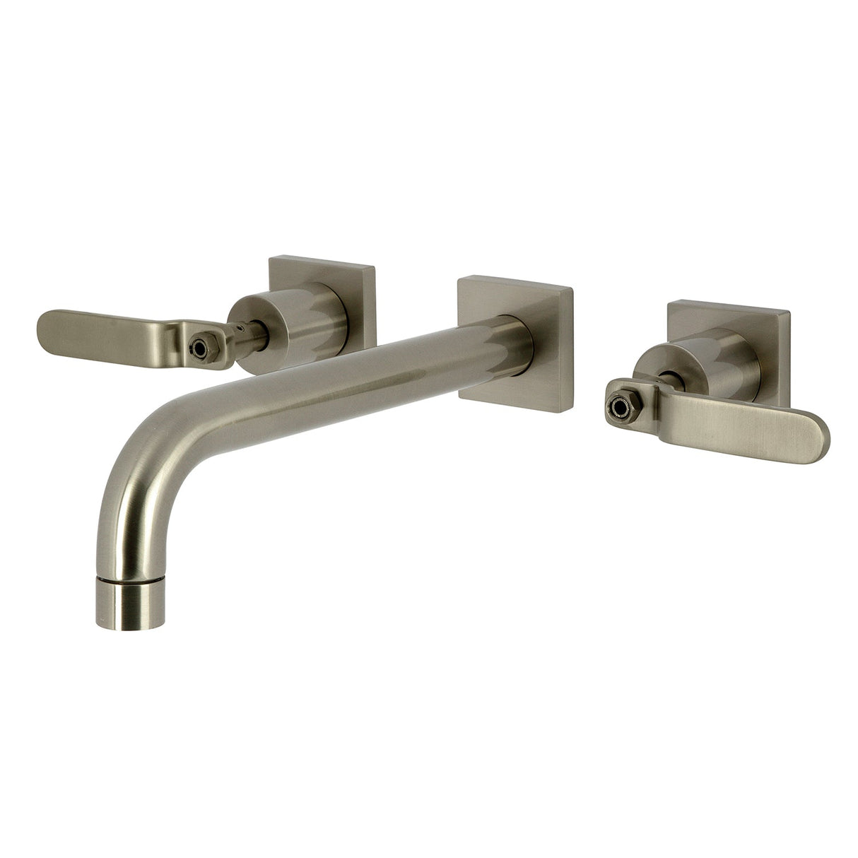 Whitaker KS6028KL Two-Handle 3-Hole Wall Mount Roman Tub Faucet, Brushed Nickel