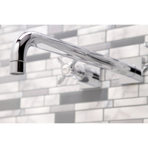 Essex KS6041BEX Two-Handle 3-Hole Wall Mount Roman Tub Faucet, Polished Chrome
