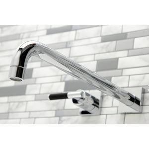 Kaiser KS6041CKL Two-Handle 3-Hole Wall Mount Roman Tub Faucet, Polished Chrome