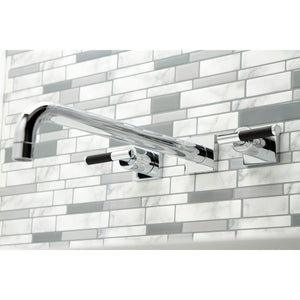 Kaiser KS6041CKL Two-Handle 3-Hole Wall Mount Roman Tub Faucet, Polished Chrome