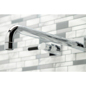 Kaiser KS6041DKL Two-Handle 3-Hole Wall Mount Roman Tub Faucet, Polished Chrome