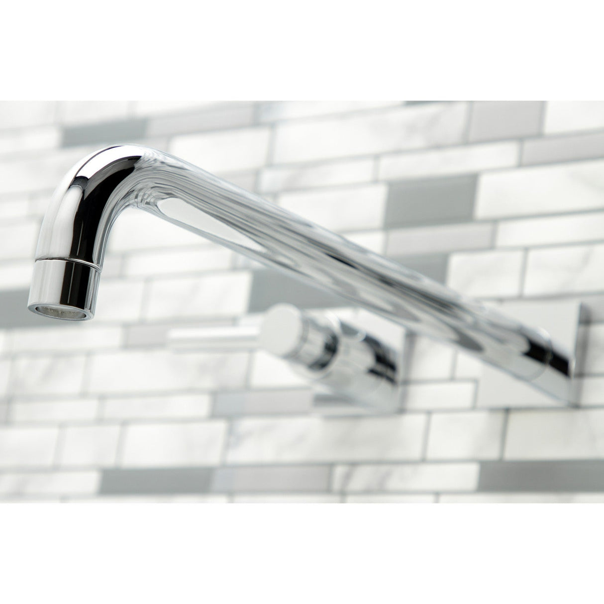 Concord KS6041DL Two-Handle 3-Hole Wall Mount Roman Tub Faucet, Polished Chrome