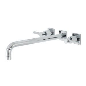 Concord KS6041DL Two-Handle 3-Hole Wall Mount Roman Tub Faucet, Polished Chrome