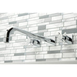 Concord KS6041DX Two-Handle 3-Hole Wall Mount Roman Tub Faucet, Polished Chrome