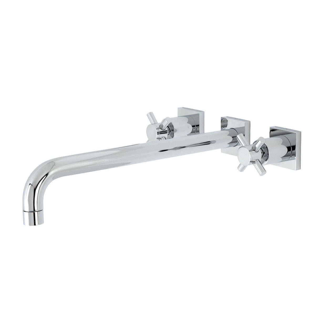 Concord KS6041DX Two-Handle 3-Hole Wall Mount Roman Tub Faucet, Polished Chrome