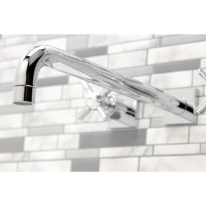 Millennium KS6041ZX Two-Handle 3-Hole Wall Mount Roman Tub Faucet, Polished Chrome