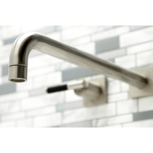 Kaiser KS6048CKL Two-Handle 3-Hole Wall Mount Roman Tub Faucet, Brushed Nickel