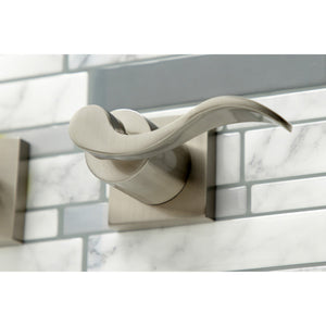 NuWave KS6048DFL Two-Handle 3-Hole Wall Mount Roman Tub Faucet, Brushed Nickel