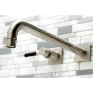 Kaiser KS6048DKL Two-Handle 3-Hole Wall Mount Roman Tub Faucet, Brushed Nickel