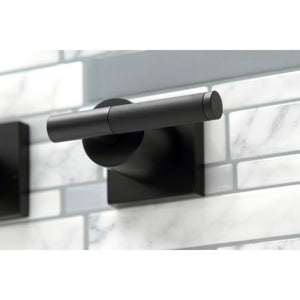 Kaiser KS6050CKL Two-Handle 3-Hole Wall Mount Roman Tub Faucet, Matte Black