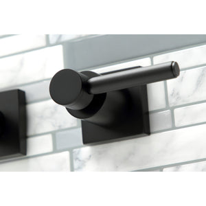 Concord KS6050DL Two-Handle 3-Hole Wall Mount Roman Tub Faucet, Matte Black
