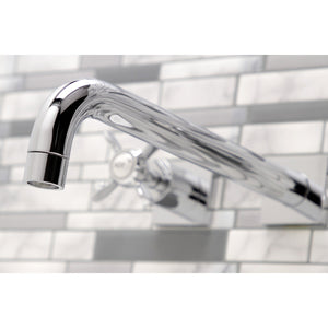 Essex KS6051BEX Two-Handle 3-Hole Wall Mount Roman Tub Faucet, Polished Chrome