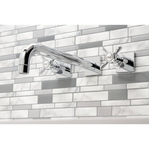 Essex KS6051BEX Two-Handle 3-Hole Wall Mount Roman Tub Faucet, Polished Chrome