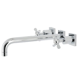 Essex KS6051BEX Two-Handle 3-Hole Wall Mount Roman Tub Faucet, Polished Chrome
