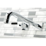 Kaiser KS6051CKL Two-Handle 3-Hole Wall Mount Roman Tub Faucet, Polished Chrome