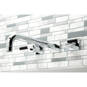 Kaiser KS6051CKL Two-Handle 3-Hole Wall Mount Roman Tub Faucet, Polished Chrome