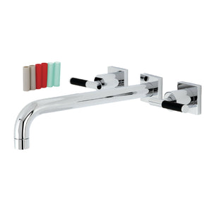 Kaiser KS6051CKL Two-Handle 3-Hole Wall Mount Roman Tub Faucet, Polished Chrome