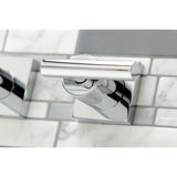 Manhattan KS6051CML Two-Handle 3-Hole Wall Mount Roman Tub Faucet, Polished Chrome