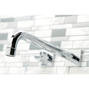Manhattan KS6051CML Two-Handle 3-Hole Wall Mount Roman Tub Faucet, Polished Chrome