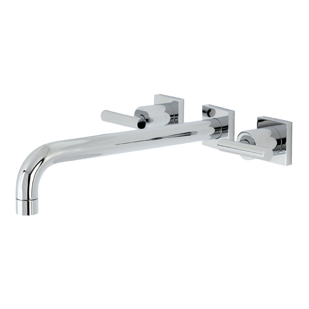 Manhattan KS6051CML Two-Handle 3-Hole Wall Mount Roman Tub Faucet, Polished Chrome