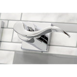 NuWave KS6051DFL Two-Handle 3-Hole Wall Mount Roman Tub Faucet, Polished Chrome
