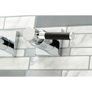 Kaiser KS6051DKL Two-Handle 3-Hole Wall Mount Roman Tub Faucet, Polished Chrome
