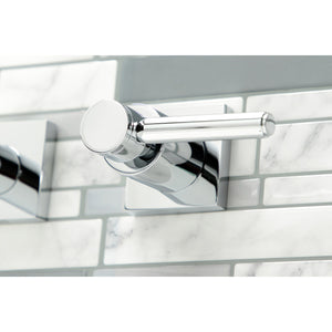 Concord KS6051DL Two-Handle 3-Hole Wall Mount Roman Tub Faucet, Polished Chrome