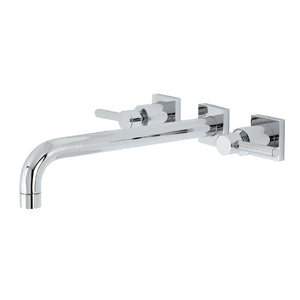 Concord KS6051DL Two-Handle 3-Hole Wall Mount Roman Tub Faucet, Polished Chrome