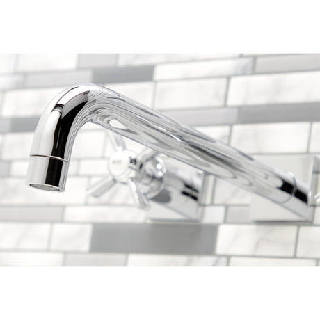 Millennium KS6051ZX Two-Handle 3-Hole Wall Mount Roman Tub Faucet, Polished Chrome
