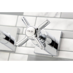 Millennium KS6051ZX Two-Handle 3-Hole Wall Mount Roman Tub Faucet, Polished Chrome