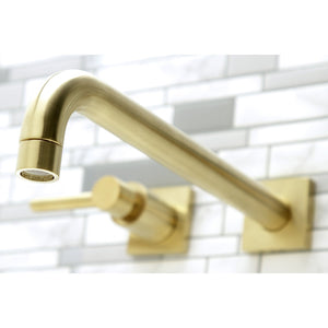 Concord KS6057DL Two-Handle 3-Hole Wall Mount Roman Tub Faucet, Brushed Brass