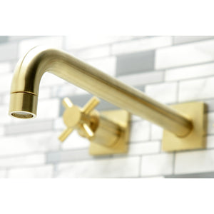 Concord KS6057DX Two-Handle 3-Hole Wall Mount Roman Tub Faucet, Brushed Brass