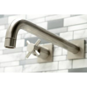 Concord KS6058DX Two-Handle 3-Hole Wall Mount Roman Tub Faucet, Brushed Nickel
