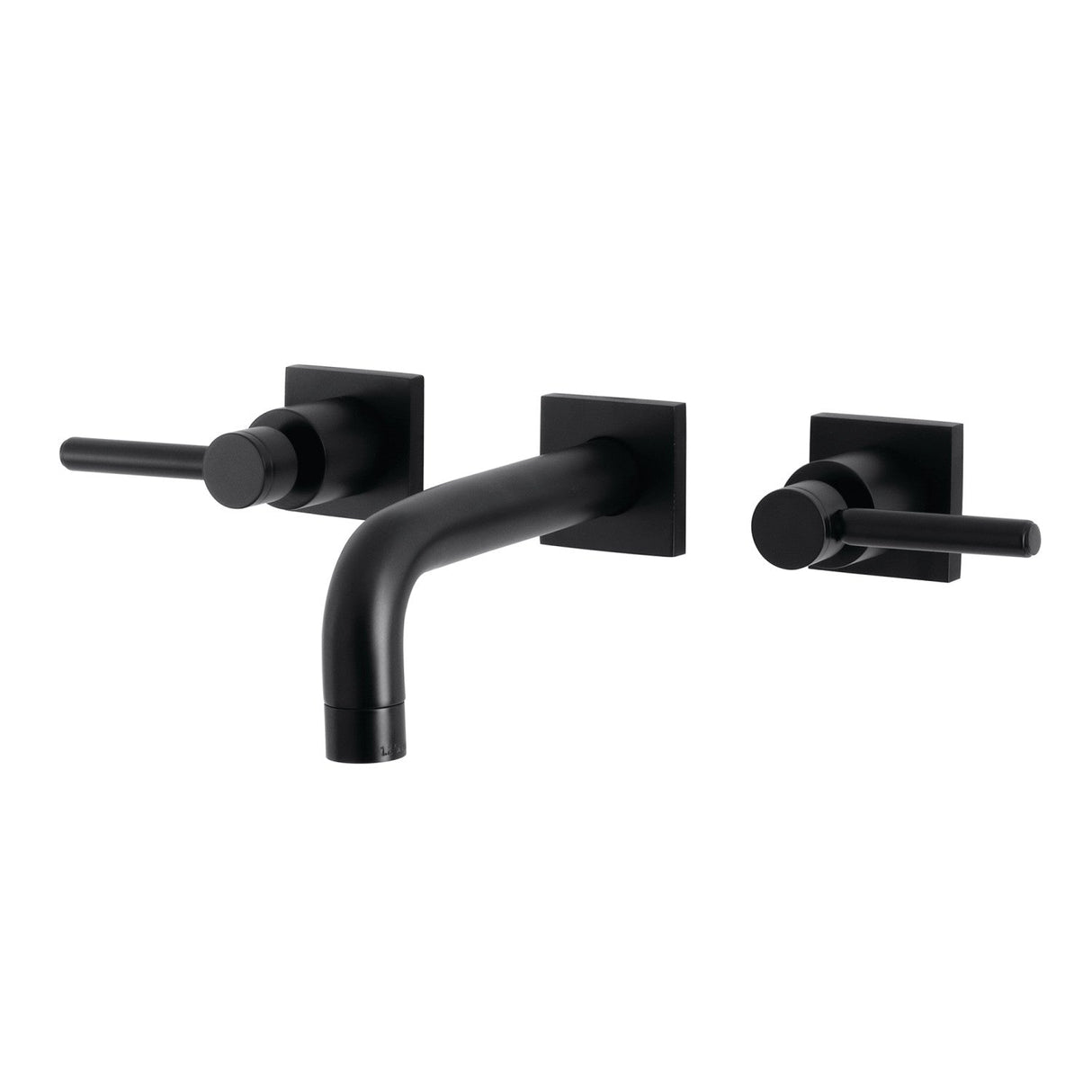 Concord KS6120DL Two-Handle 3-Hole Wall Mount Bathroom Faucet, Matte Black