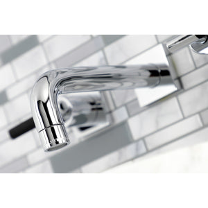 Kaiser KS6121CKL Two-Handle 3-Hole Wall Mount Bathroom Faucet, Polished Chrome