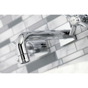 Millennium KS6121ZX Two-Handle 3-Hole Wall Mount Bathroom Faucet, Polished Chrome