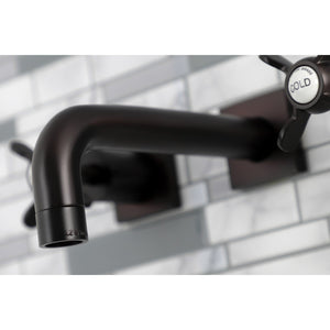 Essex KS6125BEX Two-Handle 3-Hole Wall Mount Bathroom Faucet, Oil Rubbed Bronze