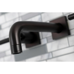 Kaiser KS6125CKL Two-Handle 3-Hole Wall Mount Bathroom Faucet, Oil Rubbed Bronze