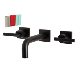 Kaiser KS6125CKL Two-Handle 3-Hole Wall Mount Bathroom Faucet, Oil Rubbed Bronze